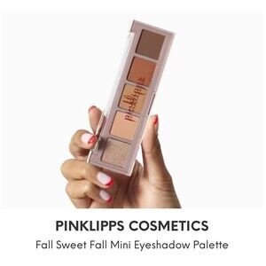 PINKLIPPS COSMETICS Fall Sweet Fall Mini Eyeshadow Palette NEW Neutrals Full Sz